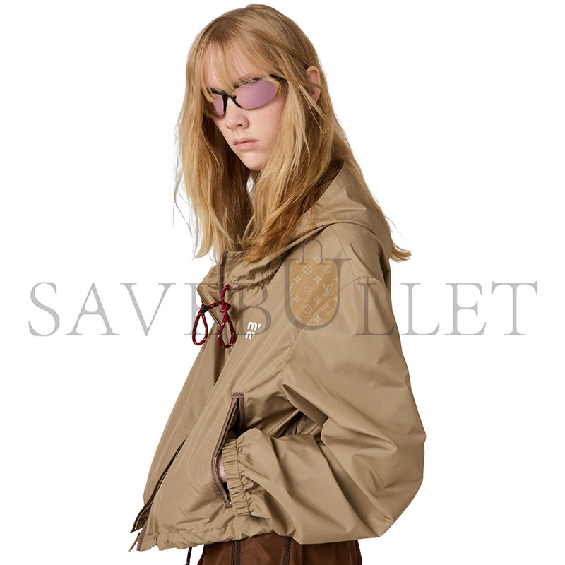 MIU MIU TECHNICAL FABRIC BLOUSON JACKET ML1054